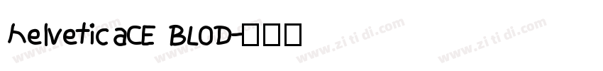 helveticaCE BLOD字体转换